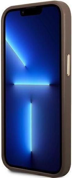Immagine prodotto Guess GUHCP14MHG4SHW iPhone 14 Plus 6.7" brązowy/marrone custodia rigida 4G Vintage Gold Logo (Apple iPhone 14 Plus)