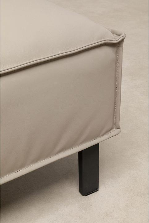 Actual product image Kare Design Hocker Victor Leder Grau