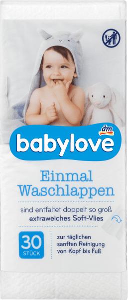 Produktbild dm babylove Einmal Waschlappen