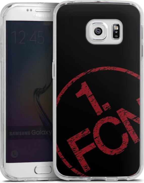 Produktbild DeinDesign Silikon Hülle für Samsung Galaxy S6 Edge Handyhülle Case Smartphone Schutzhülle 1. FCN Fanartikel (Samsung Galaxy S6 Edge)