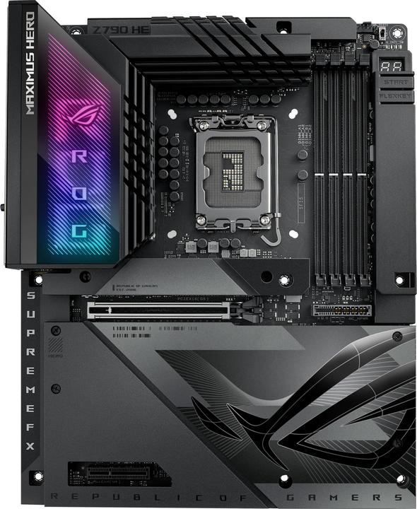 Image du produit ASUS MB ROG MAXIMUS Z790 HERO BTF (Intel,1700,DDR5,ATX) (LGA 1700, Intel Z790, ATX)