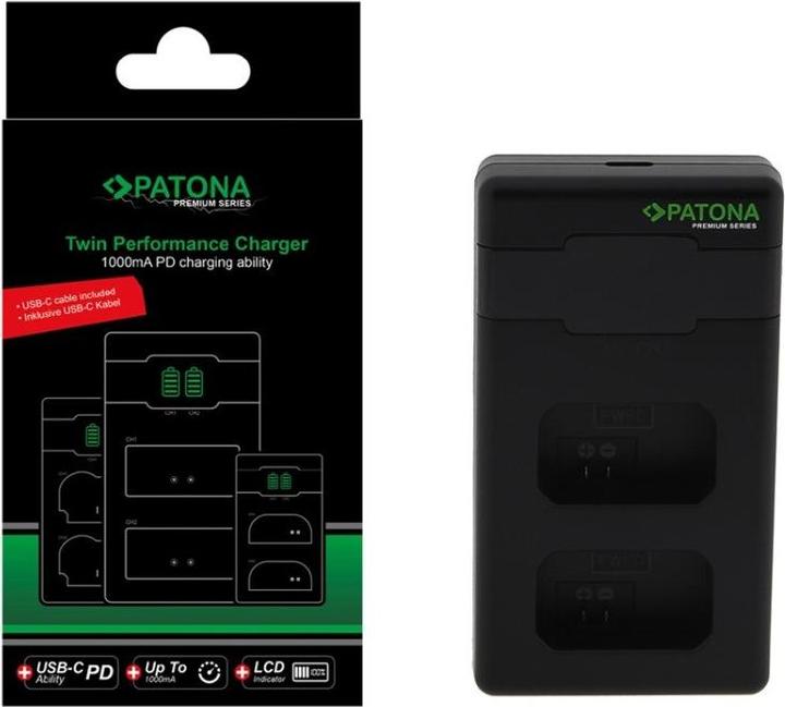 Produktbild Patona Premium Twin Charger Sony NP-FW50 (Kamera Akku Ladegerät)