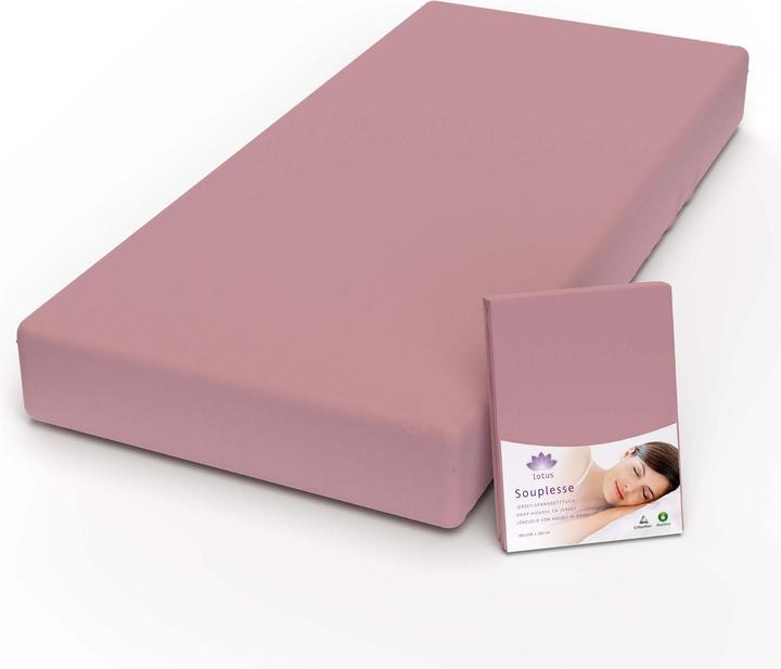 Actual product image Lotus Bettwaren Jersey fitted sheet Souplesse (160 x 200 cm, 140 x 200 cm)