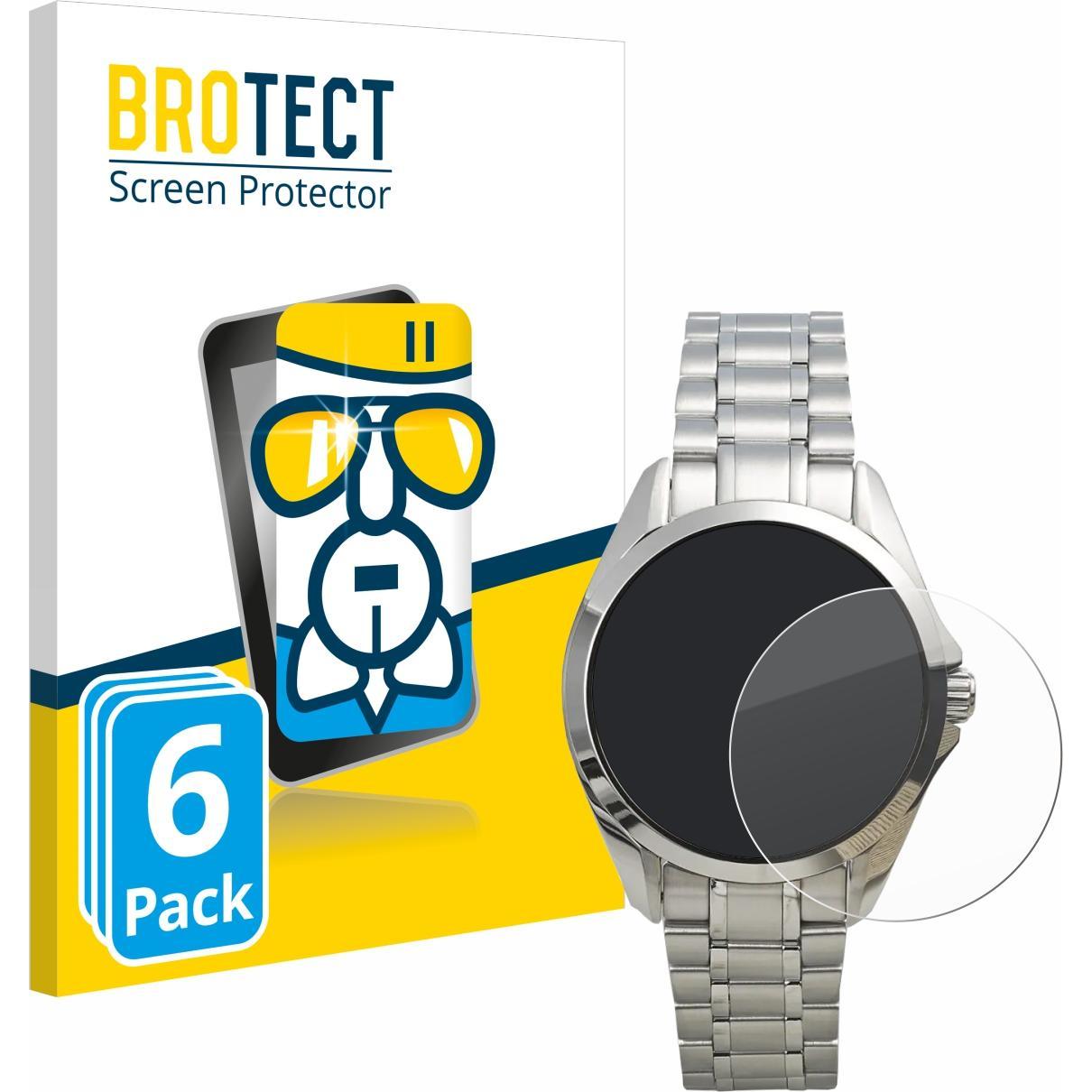 BROTECT Schutzglas Schutzfolie Displayschutz Display Schutz Glas Folie klar, Smartwatch Schutzfolie, Transparent