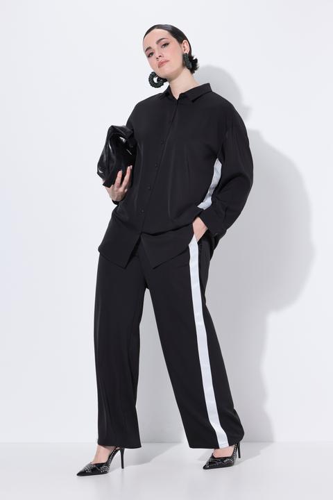 Immagine prodotto Ulla Popken Longbluse, oversized, Hemdkragen, Langarm (50, 52)