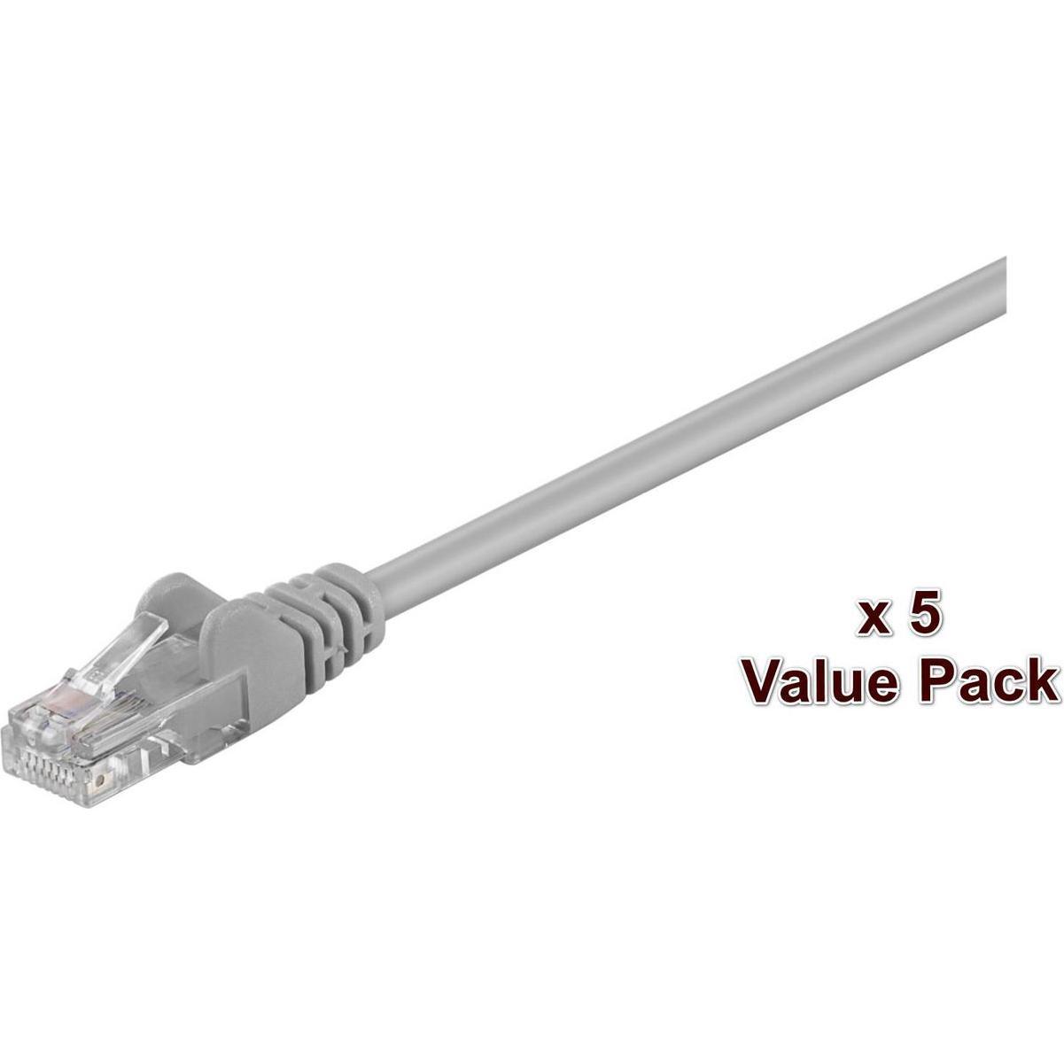 MicroConnect UTP Cat5E 15m Grey Netzwerkkabel Grau (U/UTP, CAT5e, 15 m), Netzwerkkabel