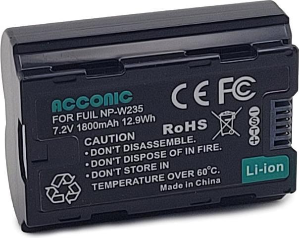 Immagine prodotto Acconic Batteria Platinum f. Fuji FinePix NP-W235 XT-4 X-T4 XT4 Fujifilm (Batteria della fotocamera)