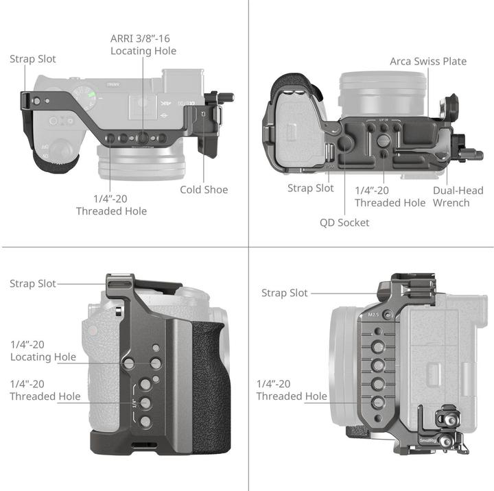 Produktbild SmallRig HawkLock Quick Release Cage Kit (Cage, Cage Zubehör)