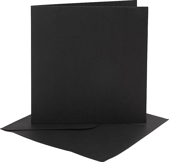 Actual product image Creativ Company Black cards and envelopes, 4 pcs. (4 pcs.)
