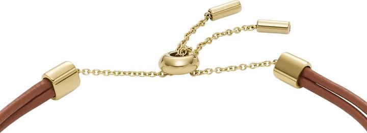 Immagine prodotto Fossil Bracciale Sadie (21.60 cm, Acciaio inossidabile, Cuoio)
