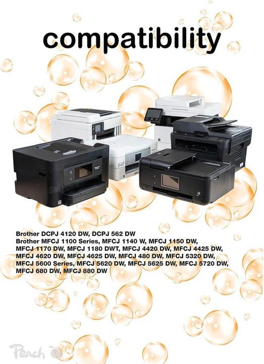 Produktbild Peach Tinte Brother LC-223 Multipack Plus (C, M, Y)