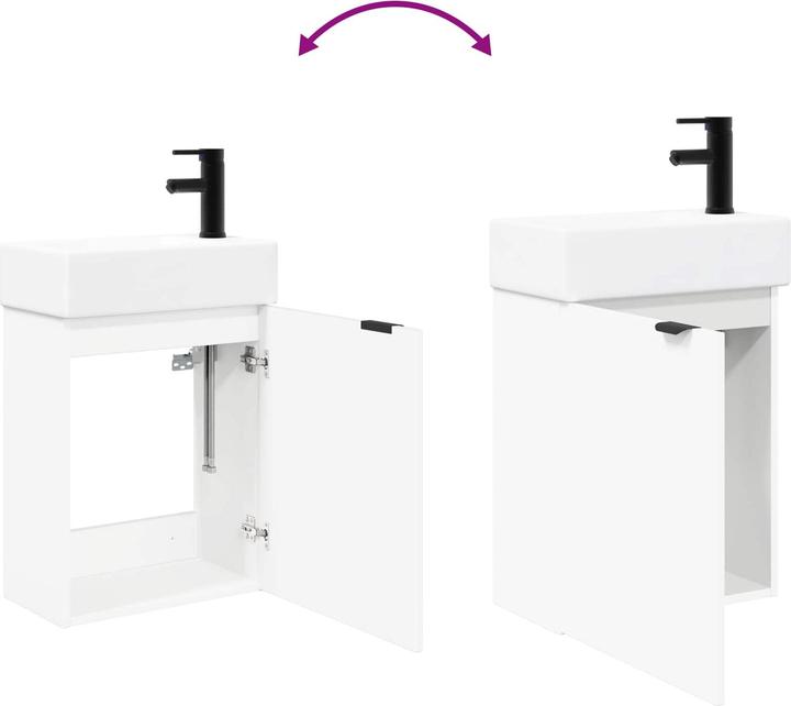Produktbild vidaXL Badezimmerschrank (45.50 x 22.50 x 84 cm)
