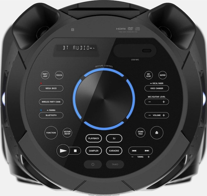 Actual product image Sony MHC-V73D (Electrical connection)