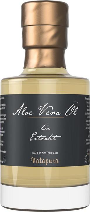 Actual product image Natapura Organic certified aloe vera oil (macerate) (Body oil, 100 ml)