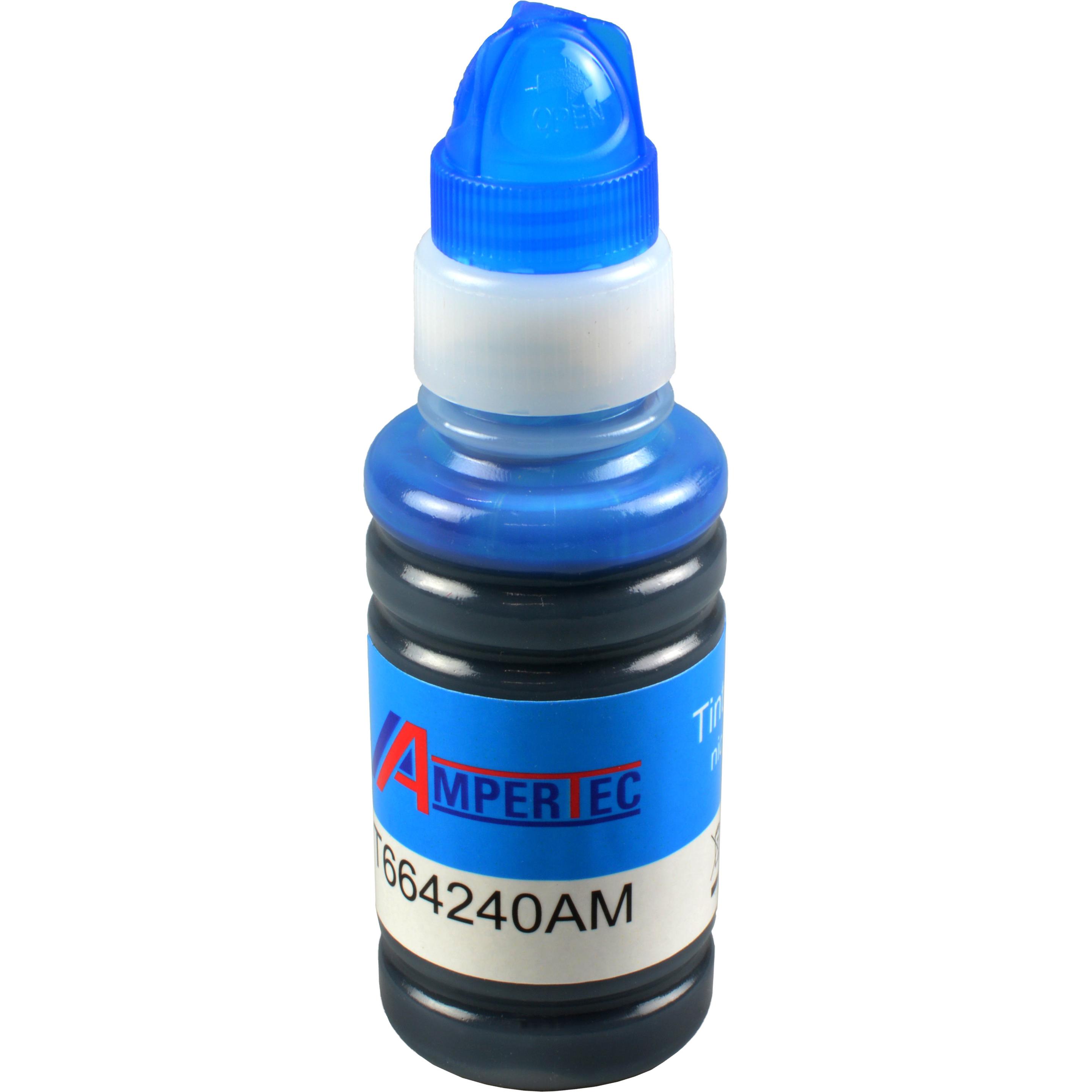 Thumbnail - Ampertec, Druckerpatrone, Tinte ersetzt Epson C13T664240 T6642 cyan (C)