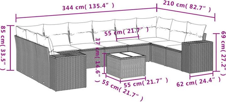 Produktbild vidaXL Lorelei