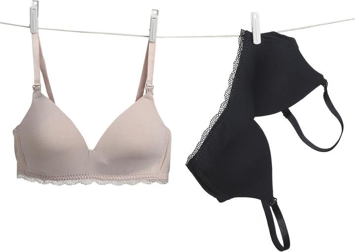 Immagine prodotto Vertbaudet 2er-Pack bügellose Still-BHs aus Bambusvikose (80 B)