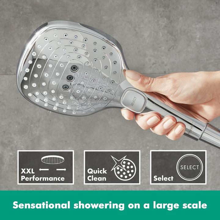 Image du produit hansgrohe Raindance Select E Duschkopf mit EcoSmart (3 Strahlarten) (3 Types de jets)