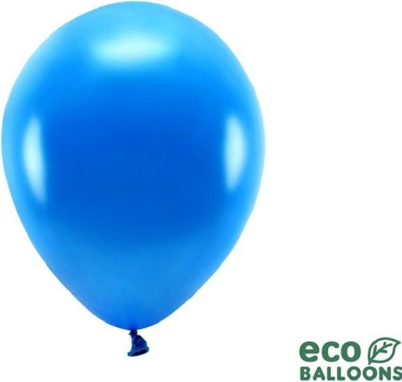Actual product image Partydeco Balloons Eco Bleu Royal métallique (10 x)