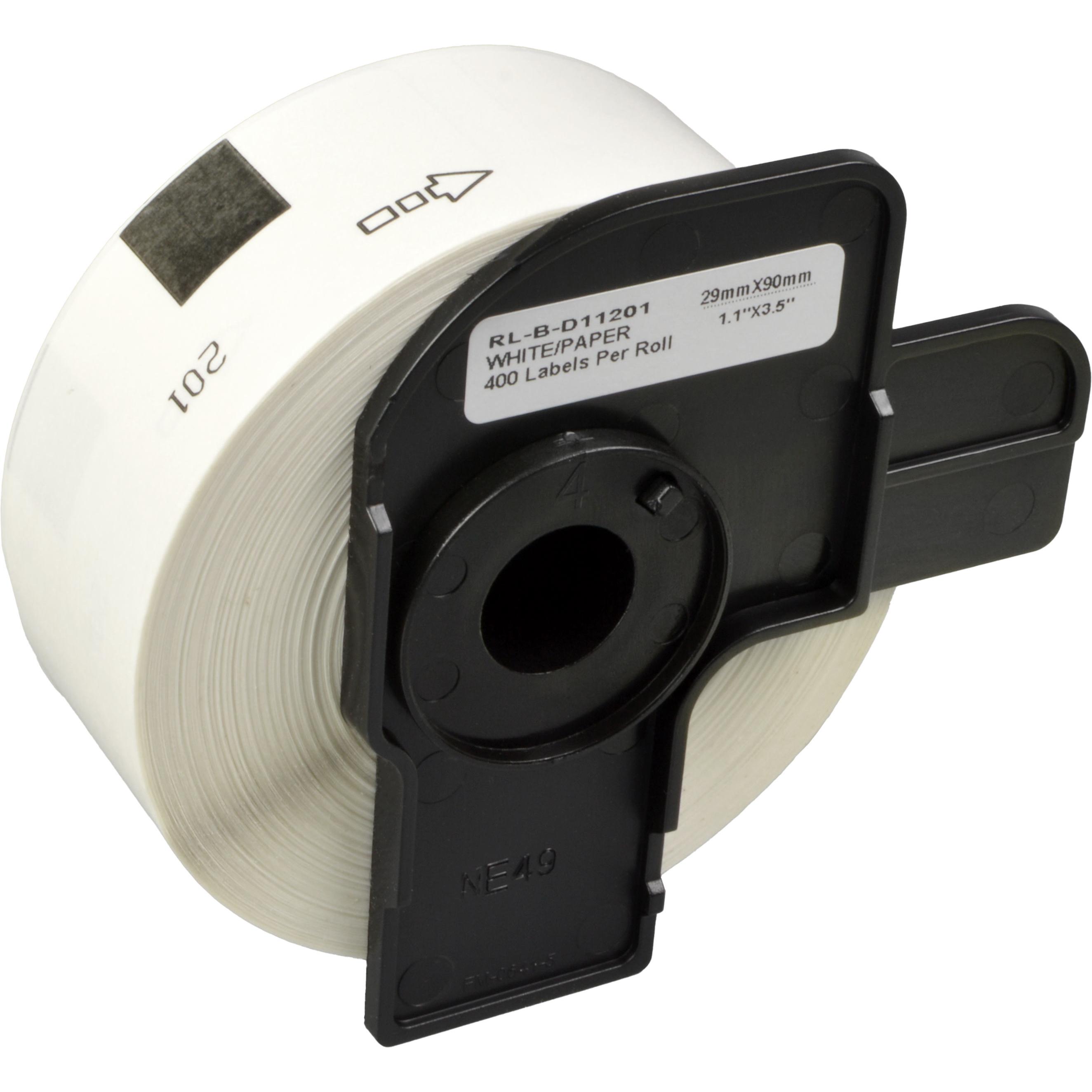 Ampertec, Etiketten, Etiketten kompatibel zu Brother DK11201 weiss 29 x 90mm 400 St.