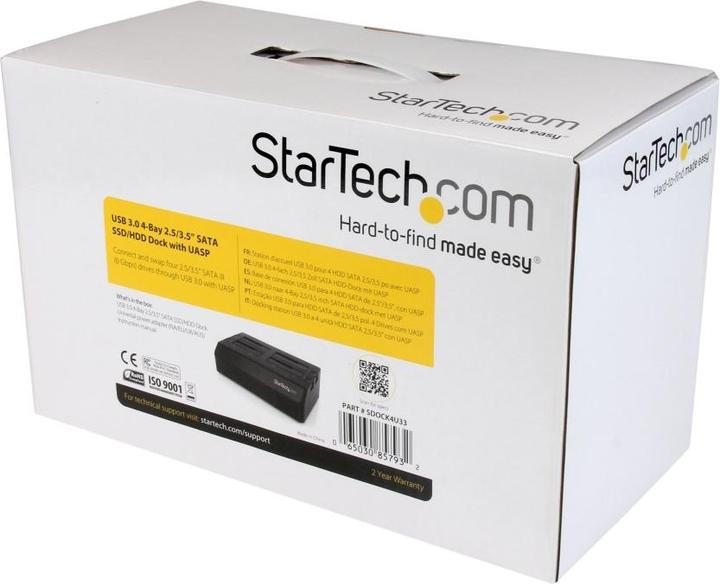 Produktbild StarTech USB 3.0 4 Bay Hard Drive Docking Station (2.5", 3.5")