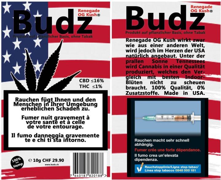 Produktbild Budz Renegade OG Kush 10g (10 g, Outdoor)