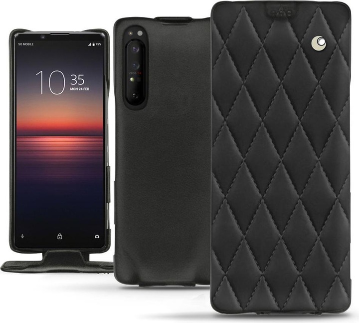Productafbeelding Noreve Lederen omslag verticaal (Sony Xperia 1 II)
