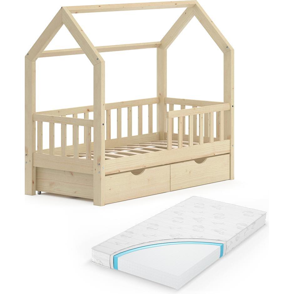 VitaliSpa, Kinderbett, Hausbett Wiki (70 x 140 cm)