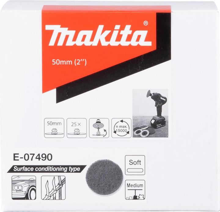 Actual product image Makita Non-woven disc soft-coarse 50mm (MEDIUM)
