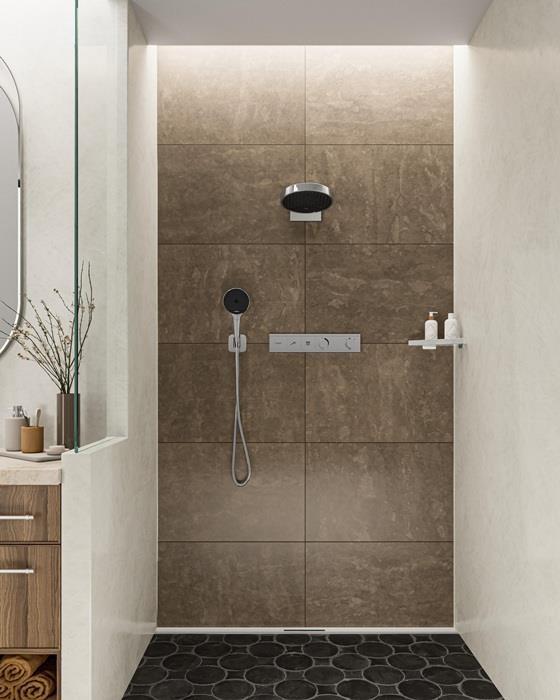 Actual product image hansgrohe Rainfinity 130 3 jet types (3 Beam types, 14 l/min)
