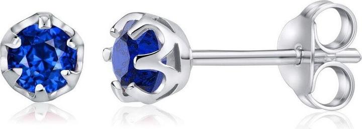 Image du produit Silvego Boucles d'oreilles en argent avec topaze bleue JJJ1032DBS