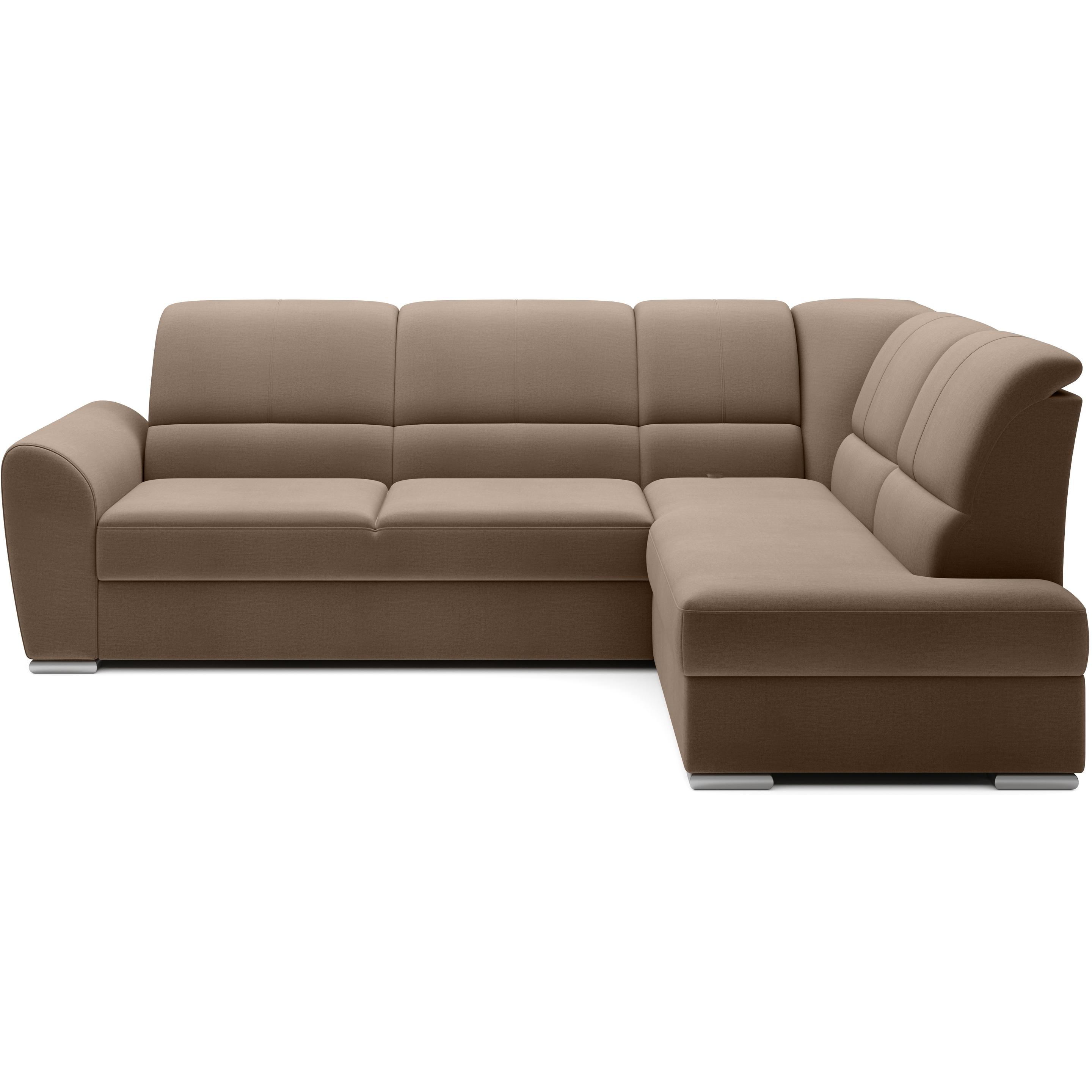 ELTAP, Sofa, Siber (Ecksofa, 3-Sitzer, Bettsofa)