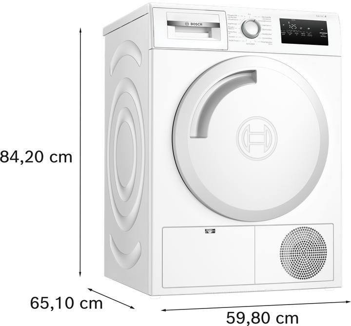 Actual product image Bosch Hausgeräte WTH83V03 (7 kg, Right)