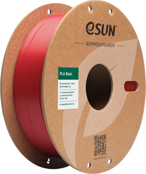 eSUN PLA BASIC 1,75mm FIRE ENGINE 1kg (PLA, 1.75 mm, 1000 g, Rot)