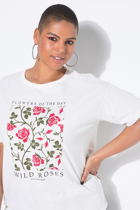 Produktbild Studio Untold T-Shirt, oversized, Flower Print, Halbarm (58)