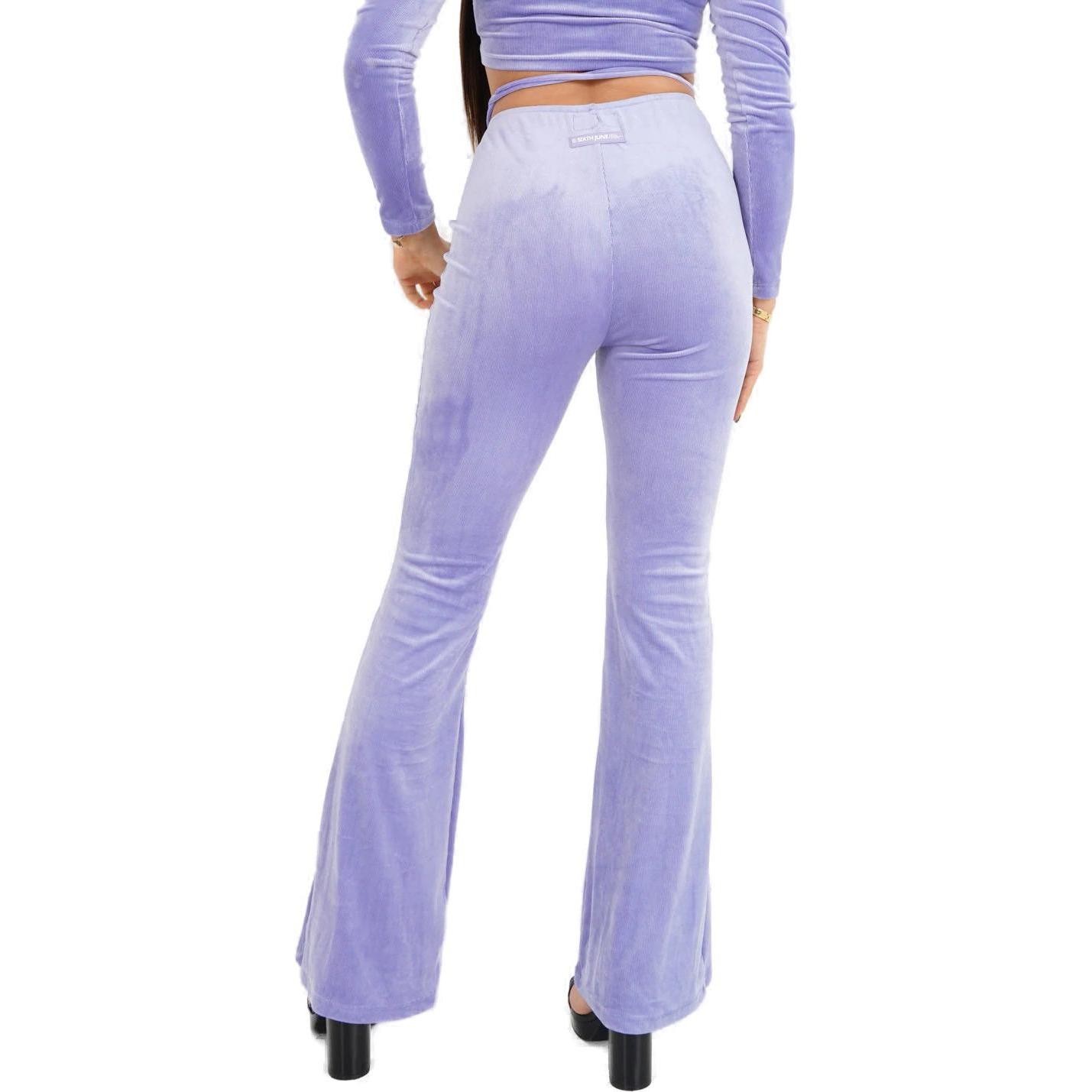 Thumbnail - Sixth June, Damen, Hosen, damenhosen cordon detais, Violett, (L)