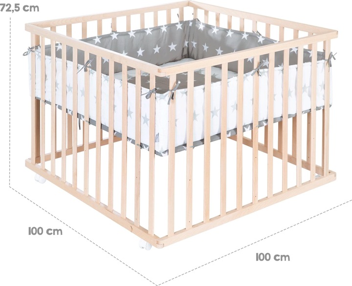 Actual product image Roba Little Stars (100 cm, 100 cm, Beech)