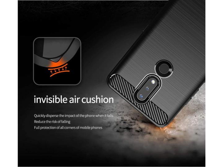 Immagine prodotto Screenguard Nokia 2.4 Cover Carbon Brushed Soft TPU (Nokia 2.4)