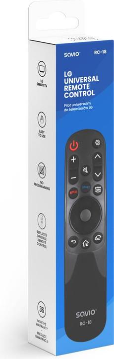 Produktbild Savio RC-18 (Universal Fernbedienung, Infrarot)