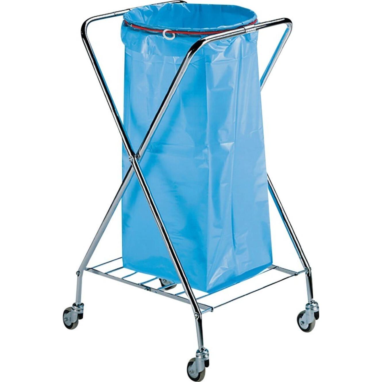 Evo-Products Evo Products Cestino Per Rifiuti 580X560X1020Mm, Pattumiera, Argento