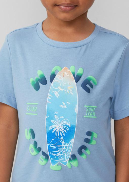 Image du produit S.Oliver T-Shirt T-Shirt aus Baumwolle mit gummiertem Frontprint (92)