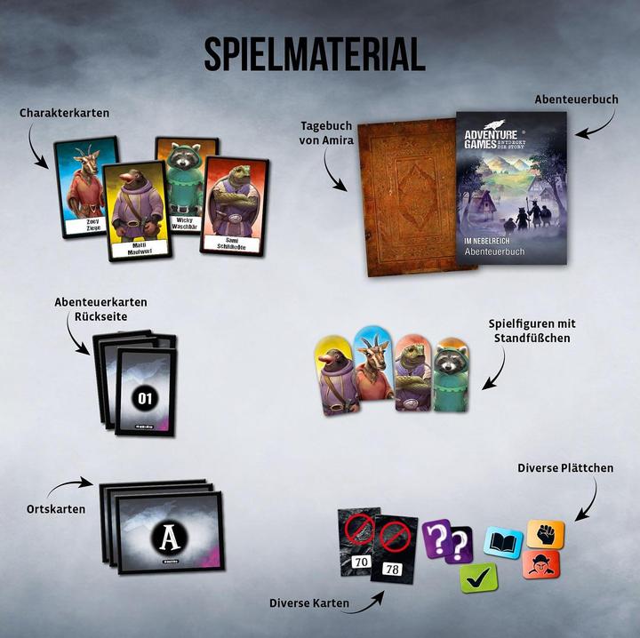 Image du produit Kosmos Jeux d'aventure - Au royaume du brouillard (Allemand)