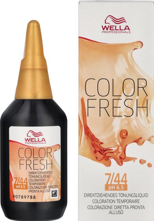 7/44 blond moyen blond rouge intense