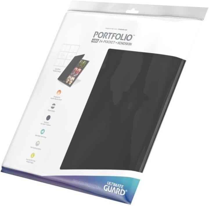 Produktbild Ultimate Guard UGD010423 - Portfolio 480 - 24-Pocket Xenoskin (Quadrow), schwarz