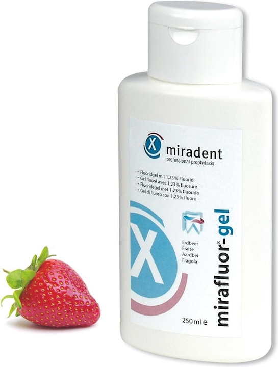 Produktbild Miradent Mirafluor Fluoridgel (250 ml)