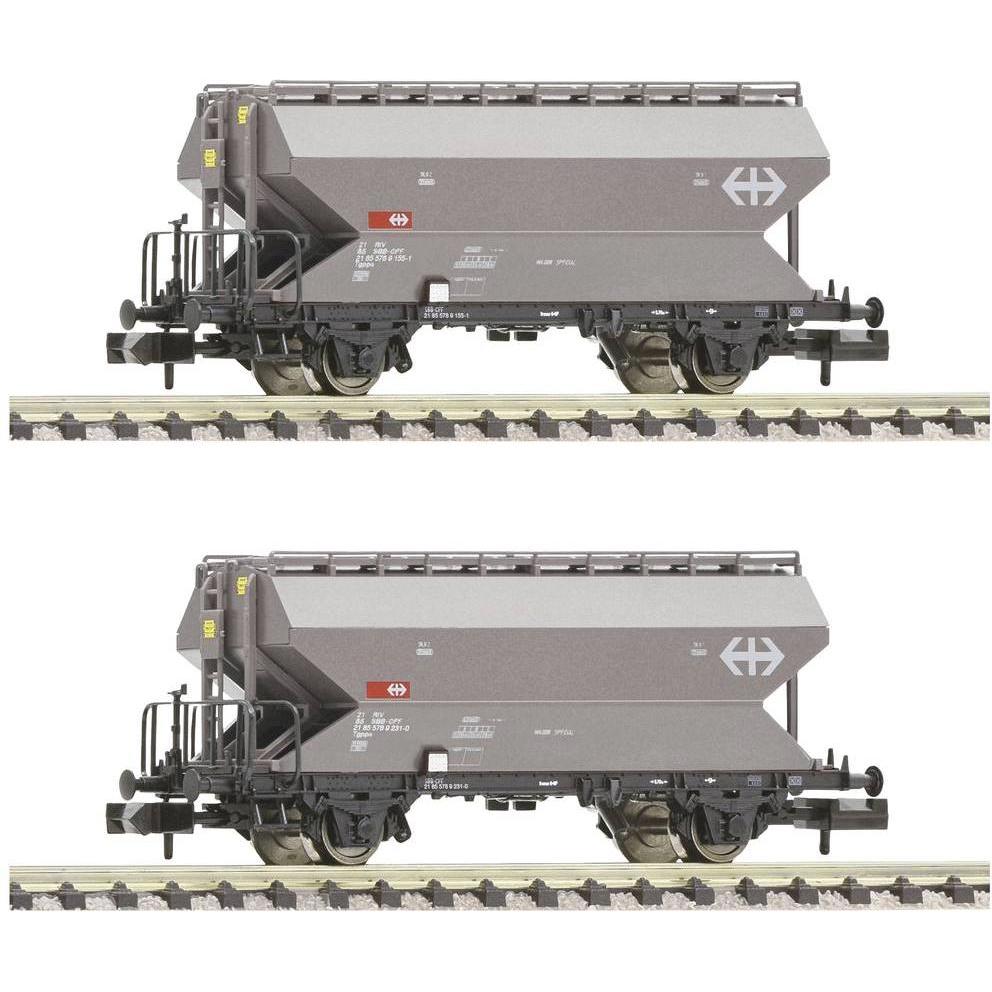 Thumbnail - Fleischmann 830311 N 2er Set Getreidesilowagen der SBB (Spur N)