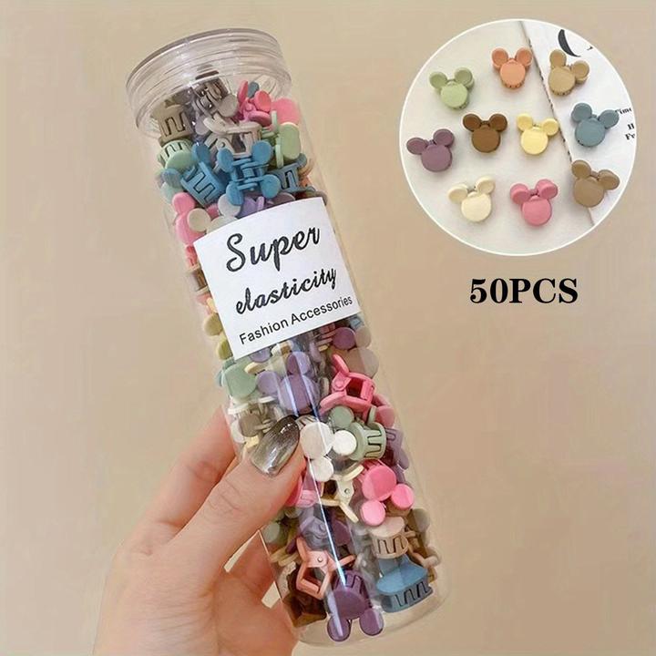 Produktbild Activity Board 50 Stück niedliche blumenförmige Haarkrallen für den täglichen Gebrauch - Kaninchenklammern in (50 Stk.)