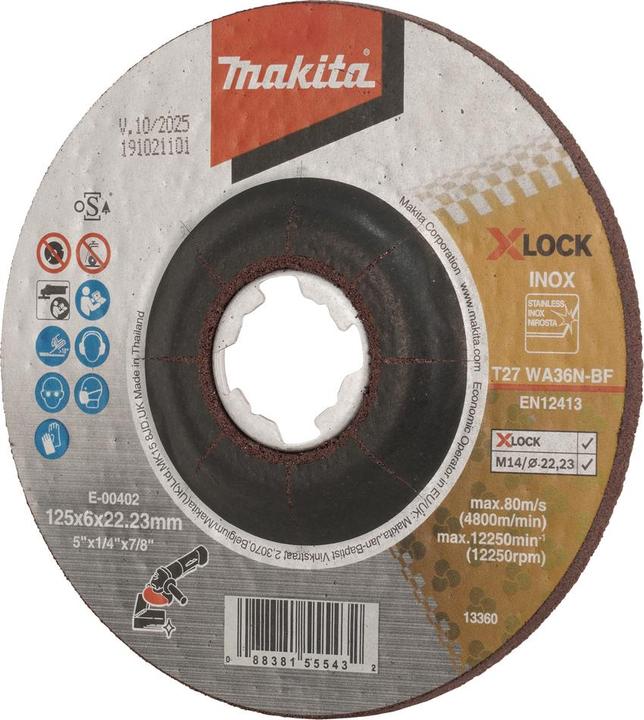 Produktbild Makita Schruppscheibe 125x6mm INOX (A36N)