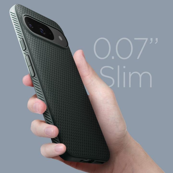 Produktbild Spigen Liquid Air Case für Google Pixel 9 / 9 Pro Grün Abyss (Google Pixel 9, Google Pixel 9 Pro)