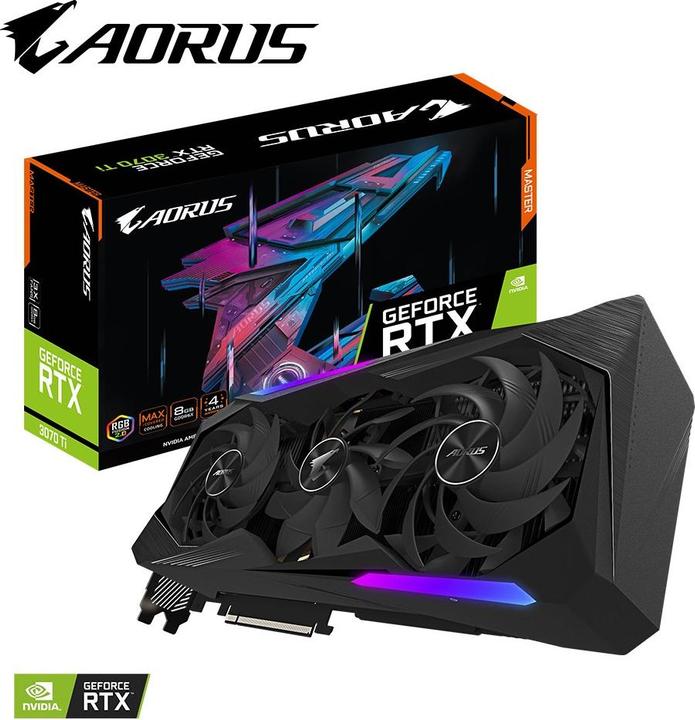 Produktbild Gigabyte GeForce RTX 3070 Ti Aorus Master (8 GB)